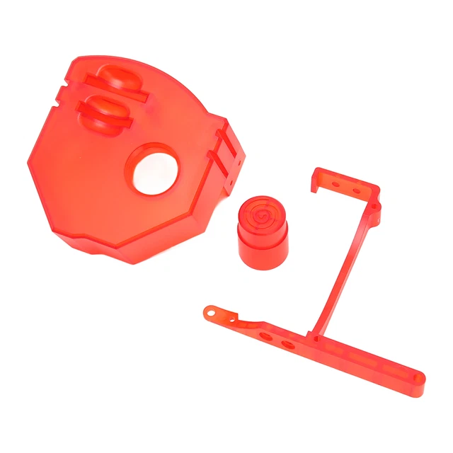 (TRANSPARENT RED)3D PRINTING Memory Card Extension Adapter Durable