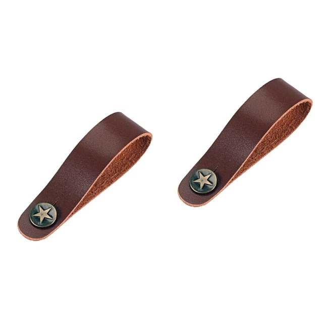 2 Count Cravate De Sangle Tête Guitare En Cuir Basse Acoustique