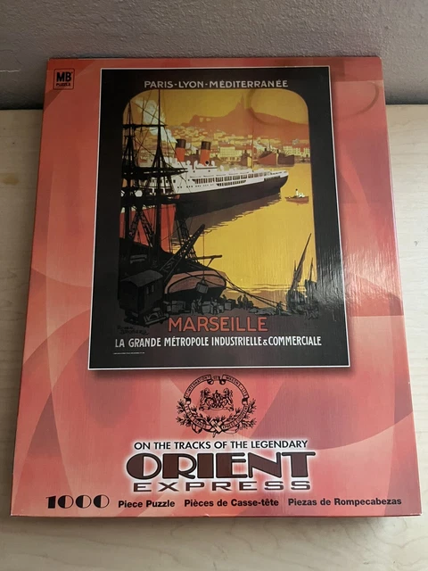 1000 Pc Puzzle - On The Tracks Of The Legendary Orient Express Marseille New