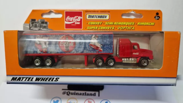 Matchbox Coca cola Mack CH600 articulated trailer polar bear (Cart)