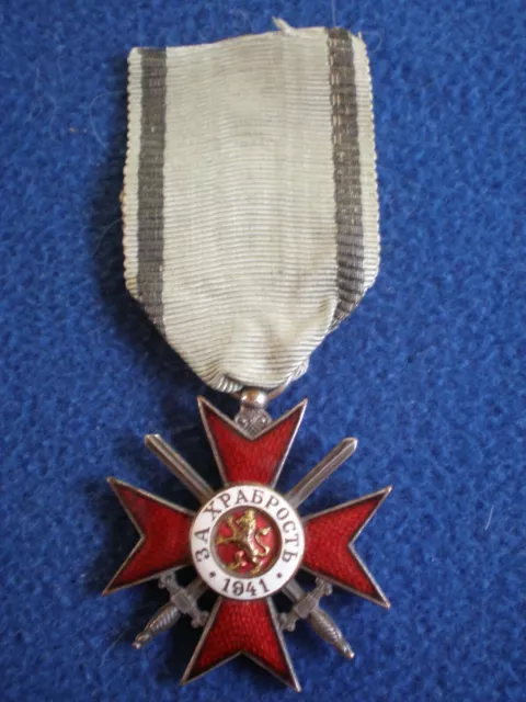 Bulgaria: Military Order of Bravery 1941, 4th Class, 2nd Grade