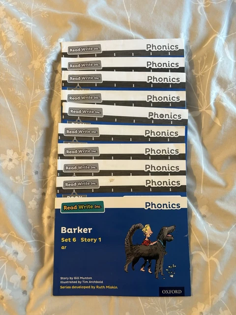 READ WRITE INC. Phonics: Black and White Blue Set 6 Storybooks Mixed ...