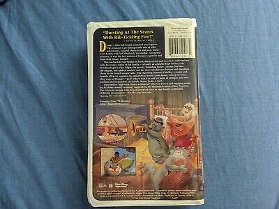 The Aristocats  Walt Disney Master Collection. VHS #2529 03-13-1996 First Print. 2