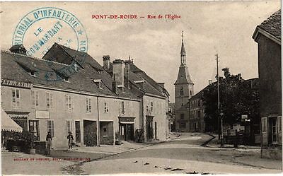 CPA PONT-de-ROIDE - Rue de l'Église (183690)