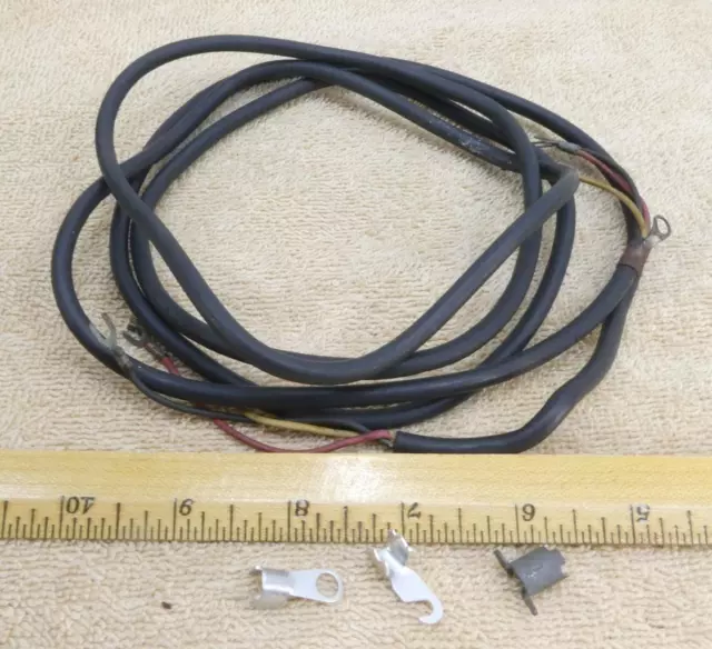 VINTAGE 3 Wire Telephone Phone Handset Cord Western Automatic Electric 65" !!