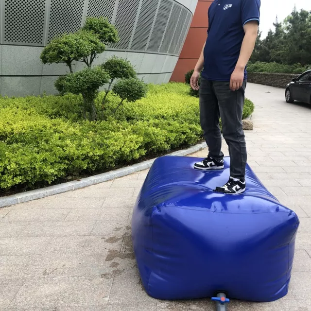 Water Storage Bladder Tank 240L/L1xW0.7mxH0.3 Fold PVC soft water  Rainwater bag