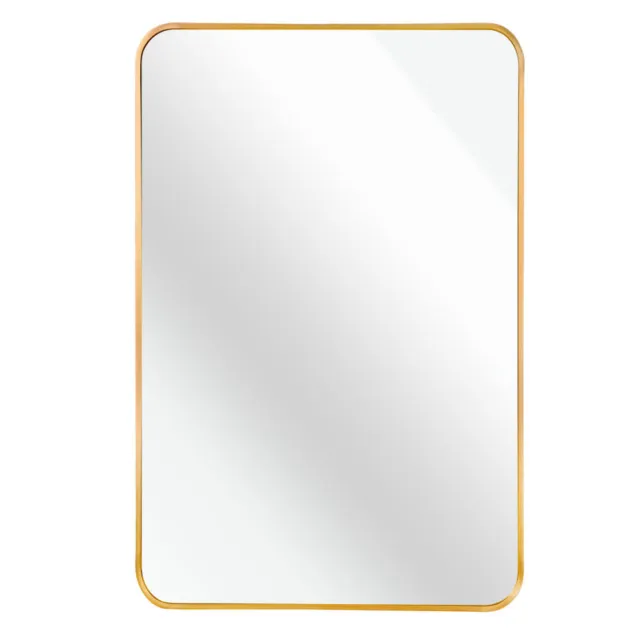 Gold 24 "x32" Rectangular Bathroom Wall Mirror