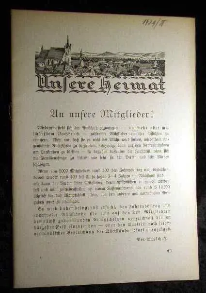 Unsere Heimat. - Neue Folge Jahrgang II., 1929, Nr. 3 - Monatsblatt des Vereines