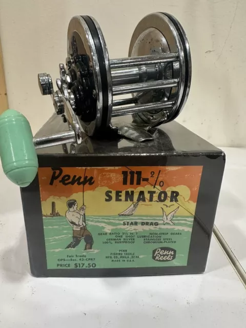 PENN SENATOR 2/0 Vintage Fishing Reel $76.00 - PicClick