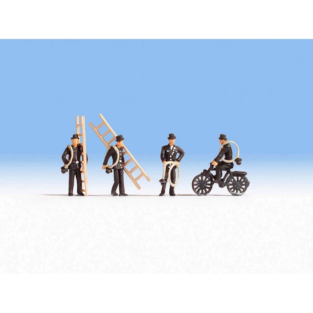 Noch 15052 1/87 H0 Personnages Lot De 4 Figurines Ramoneurs Avec Accessoires Ho