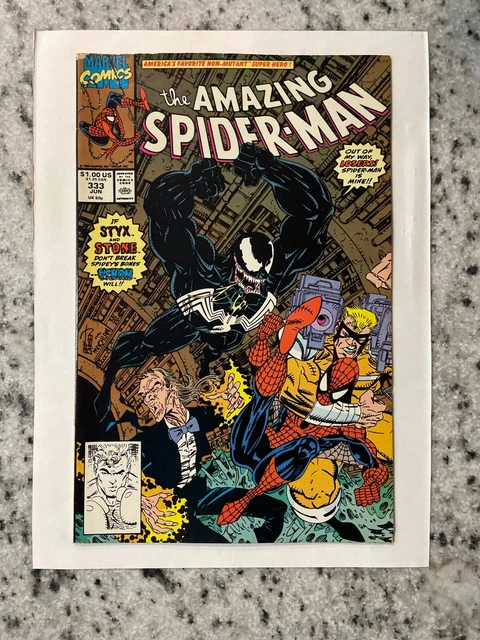 Amazing Spider-Man # 333 NM- Marvel Comic Book Venom 1st Print Goblin 24 J800