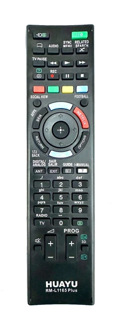 Robot Da Cucina Kenwood RM-ED059 RM-ED058 Replacement Remote Control -VINABTY-Fit For Sony Bravia TV RMED059 KDL-50W829B Reflex Sony - Foto 5