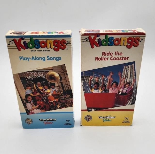 KIDSONGS RIDE THE Rollercoaster And Play Along Songs VHS Tapes Lot View