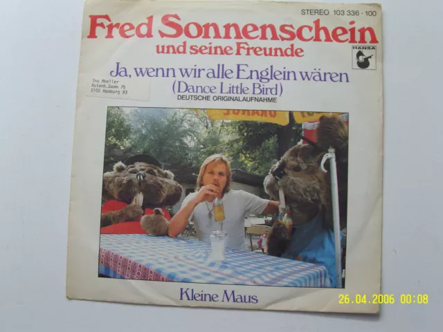 Fred Sonnenschein - Ja, wenn wir alle Englein wären + Kleine Maus