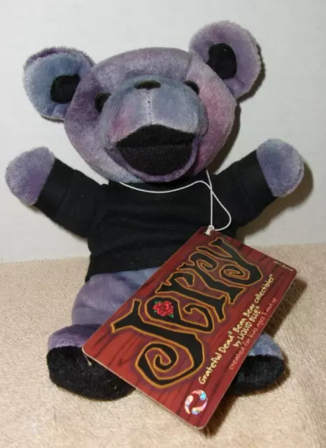 Liquid Blue Vntg 7" Grateful Dead Bean Bear Plush Jerry Garcia  With Tag