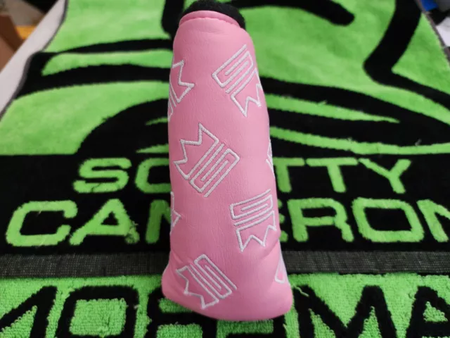 Rare Scotty Cameron 2004 Dancing Custom Shop Pink head cover Blade Headcover⛳⛳⛳