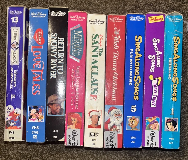 DISNEY SING ALONG Songs VHS Tapes Heigh Ho & Others (See Description
