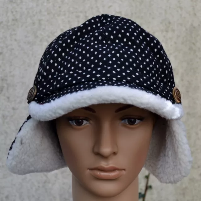 Hiver chaud Bonnet chapeau Chapka Femme 100% Fourrure de Lapin Marron  zaza2cats