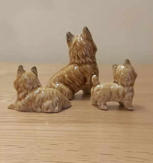 Wade Whimsies Dogs And Puppies - Cairn Full Set 2 1969 Mother & Puppies 2