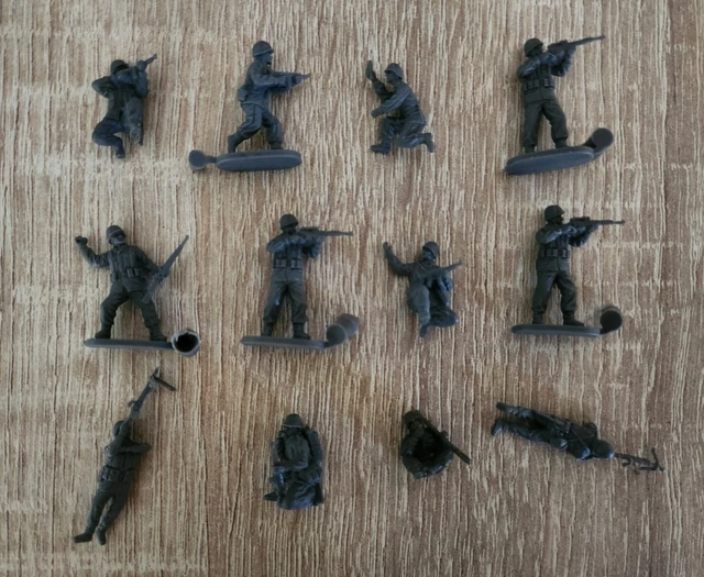 Figurines Infanterie USA WW2 1/72 - Marque ESCI - Neufes à Peindre - Seconde Guerre Mondiale