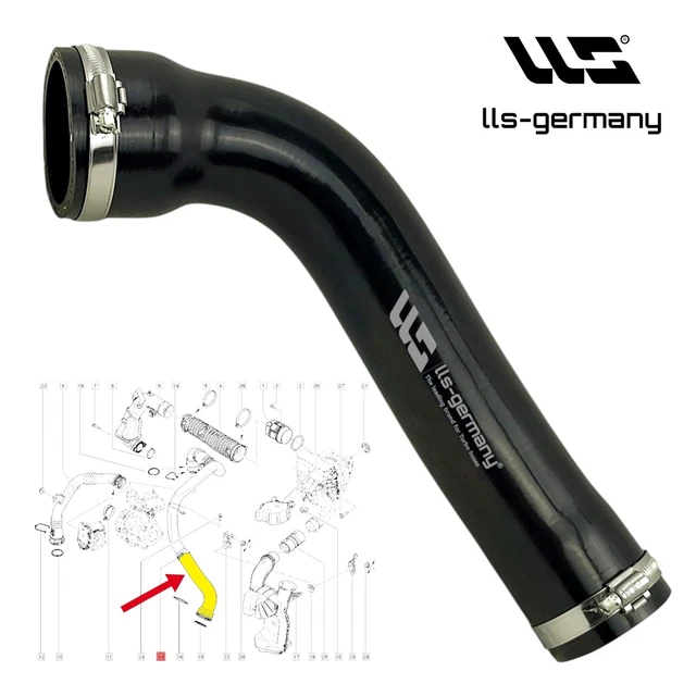 Dichtung Ladeluftschlauch Für Renault MEGANE III FLUENCE 1.5 DCi