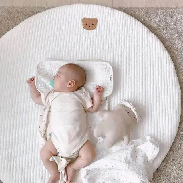 Belle & Rose 100% Cotton Premium Plush Baby Play Mat Breathable