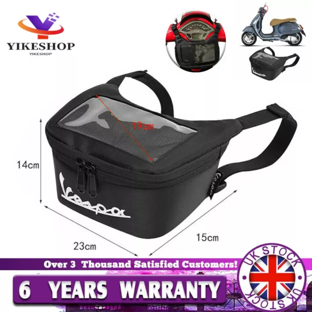 Scooter Waterproof Storage Navigation Bag For All Vespa Models GTS LX LXV Etc