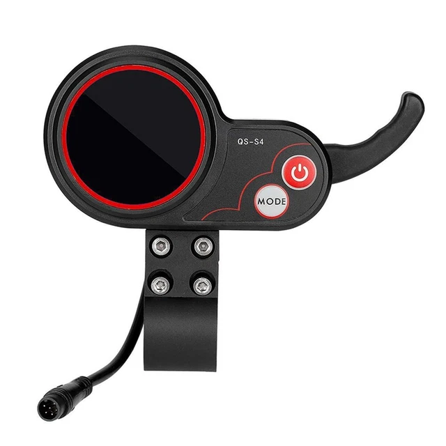Écran De Rechange Pour Trottinette Kugoo TF-100 – Compatible M4, ABS Noir/rouge, Léger 20g