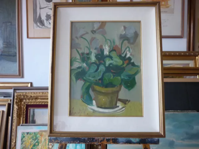 Giancarlo Perelli Cippo vaso con fiori 30 x 40