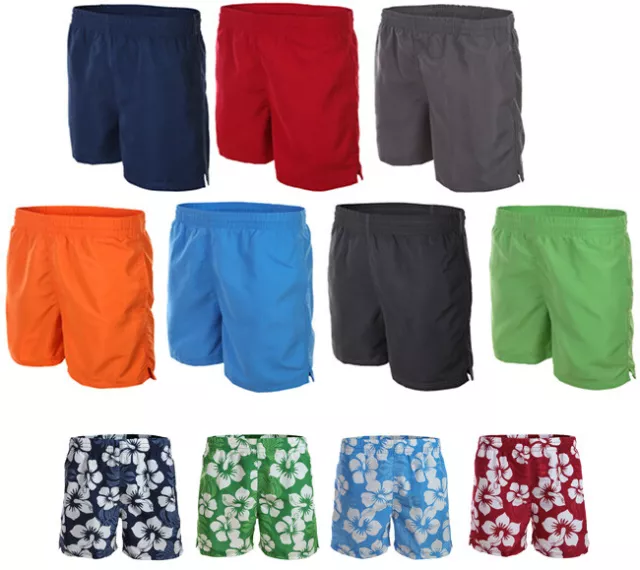 50x POSTEN MARKEN HERREN BADEHOSE BADESHORTS NEU GR. S-XXL vers. FARBEN+HIBISKUS