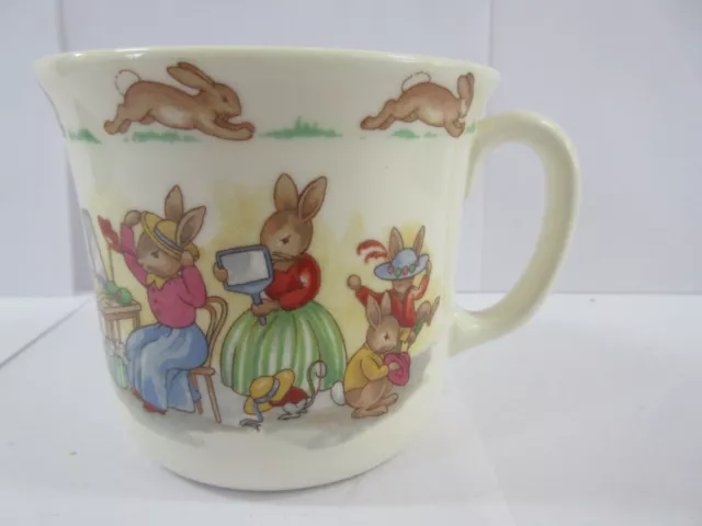 Royal Doulton Bunnykins  Cup Made In England .. Which Hat Should I Wear