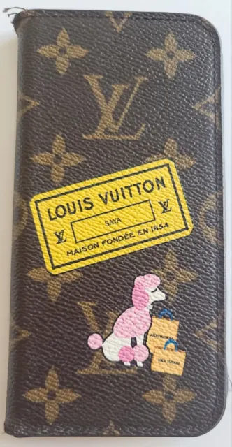 Authentic  Louis Vuitton Monogram Canvas iPhone X/XS Cover Case BC0129