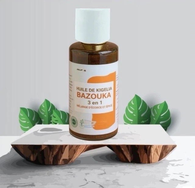Huile Bazooka 2 En 1 - Super Dosée, Volume Pénis, 100% Naturel, 250ml