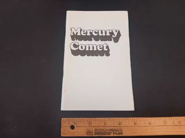 1974 Mercury COMET Car Owner's Instruction Manual