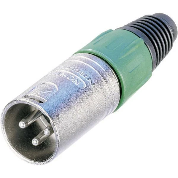 Neutrik nc3mx connettore xlr spina dritta poli 3 argento 1 pz
