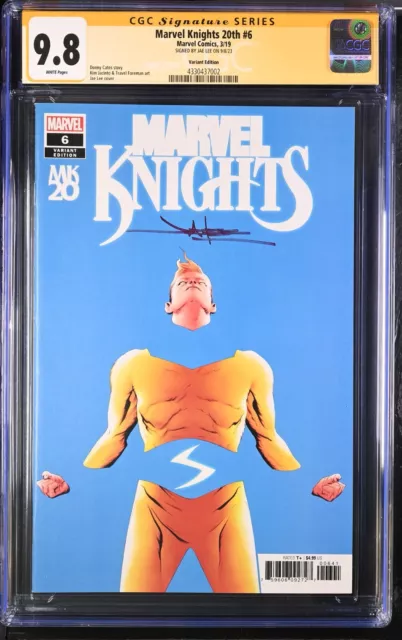 Marvel Knights 20th #6 1:25 Variant CGC 9.8 SS Signed by Jae Lee