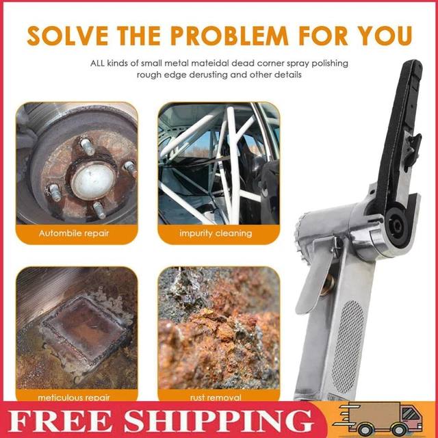 Sanding Pneumatic Tool with Sanding Belts Sanding Machine Belt Grinder 3/8 Inch