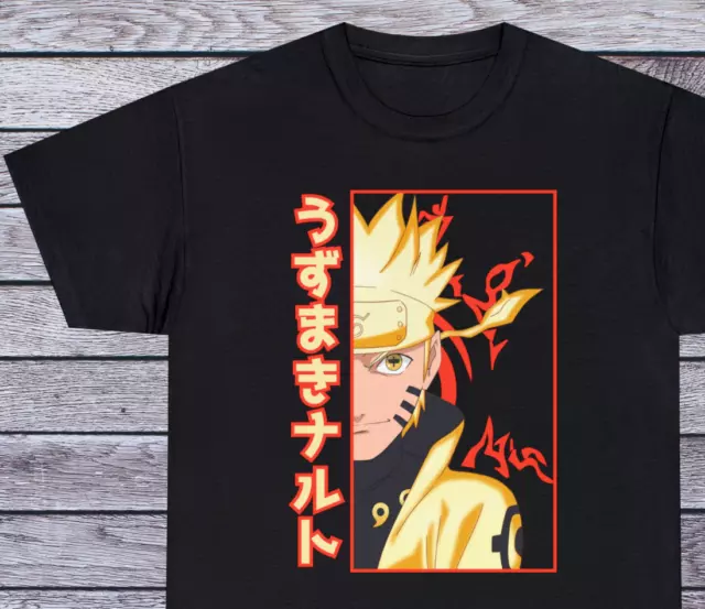 NARUTO UZUMAKI T Shirt Naruto Shippuden Tee 90s Anime Clothing Manga ...