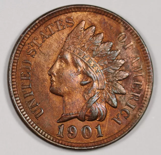 1901 Indian Head Cent.  UNC.  196463