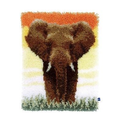 Vervaco Knüpfteppichpackung "Elefante en El Sabana II" Impreso PN-0150518