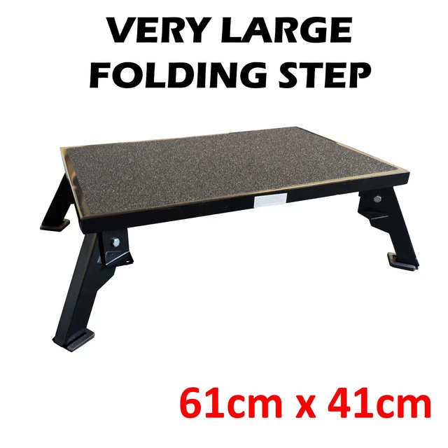 VERY LARGE CARAVAN Motorhome Folding Single Step Campervan Diy Home ...