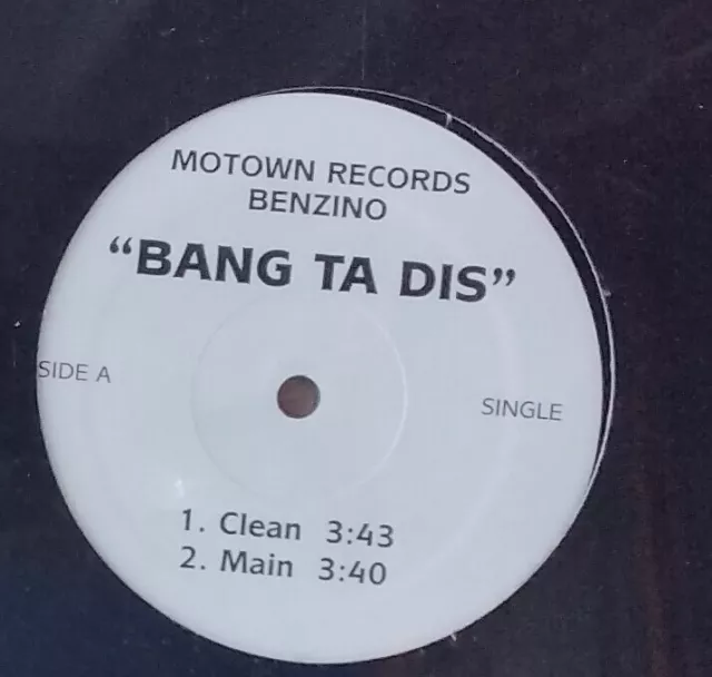 Benzino - Bang Ta Dis Motown Records Still Sealed 12"Sg