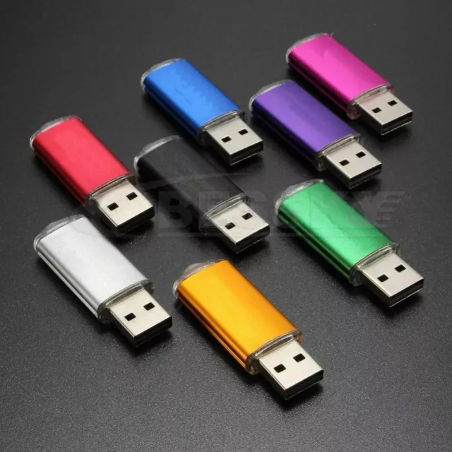 10 PACK - USB 2.0 Flash Drive Pen Memory Stick Thumb U Disk Storage Gift Lot A+ 3