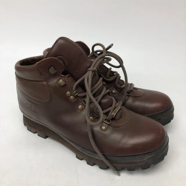 BASHER BOOT CO Walking Boots Hillmaster GTX Brown Leather Size 10 Lace ...