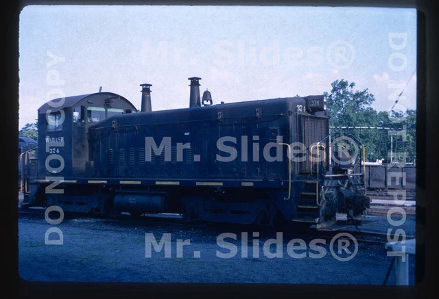 Original Slide WAB WABASH SW9 371 Decatur IL 1967