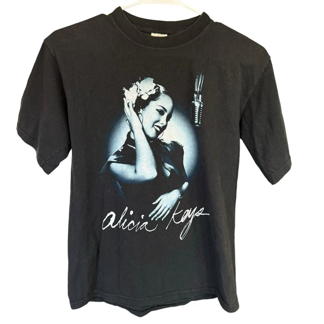 RARE VINTAGE ALICIA Keys The Diary Tour T-Shirt Size Small Hip Hop 