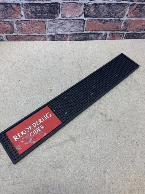 Rekorderlig Cider Thick Rubber Bar Runner Pub Beer Mat Man Cave Home Bar