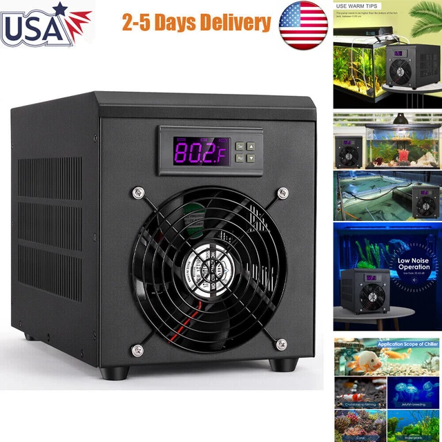 AQUARIUM WATER COOLER Thermostat Chiller for 60L Fish Tank Freshwater