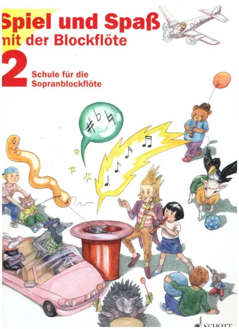 Noten Spiel und Spaß mit der Blockflöte, Band 2 für Sopranblockflöte barock