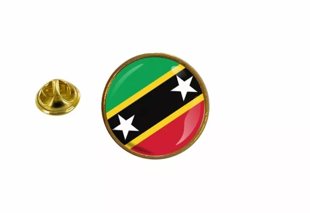 Anstecknadel Pin Abzeichen Anstecknadel Flagge Sankt St Kitts Und Nevis Rund